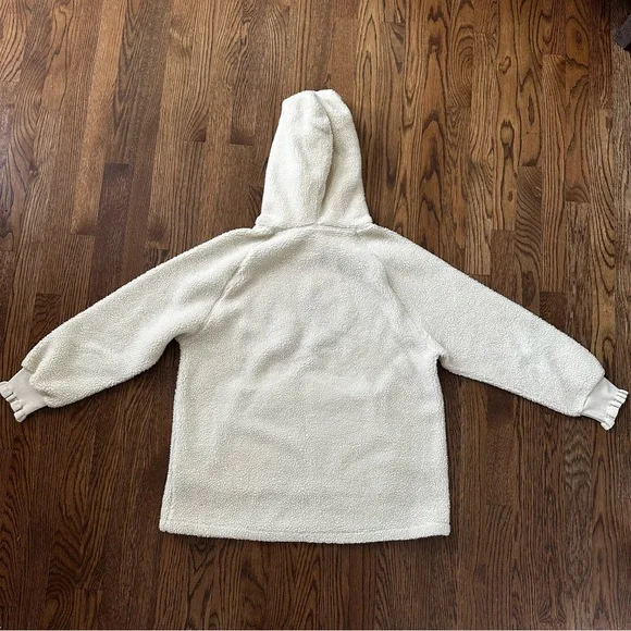 kate spade new york Logo Sherpa Hoodie, size L - Picture 3 of 8